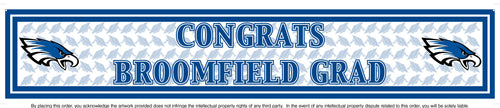 High School 6ft Banner | Graduation