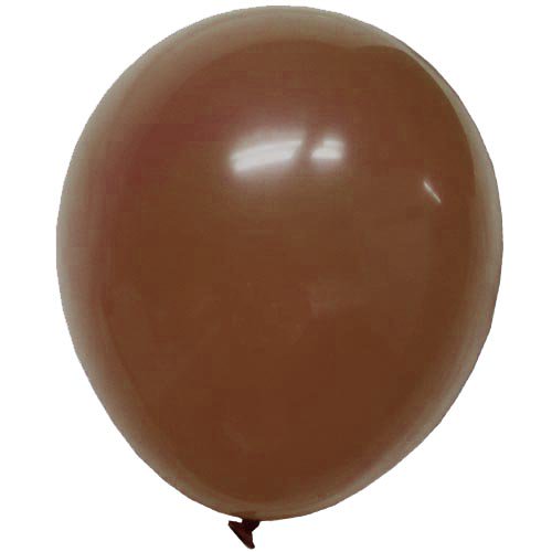 12in Brown Latex Balloon 10ct  | Balloons