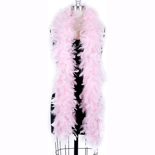 light pink boa