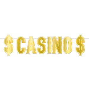 Foil Casino Streamer | Casino