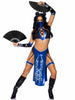 Blue Combat Ninja Costume | Adult