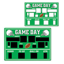 Chalk Scoreboard Cutout | Football