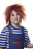 evil chucky wig