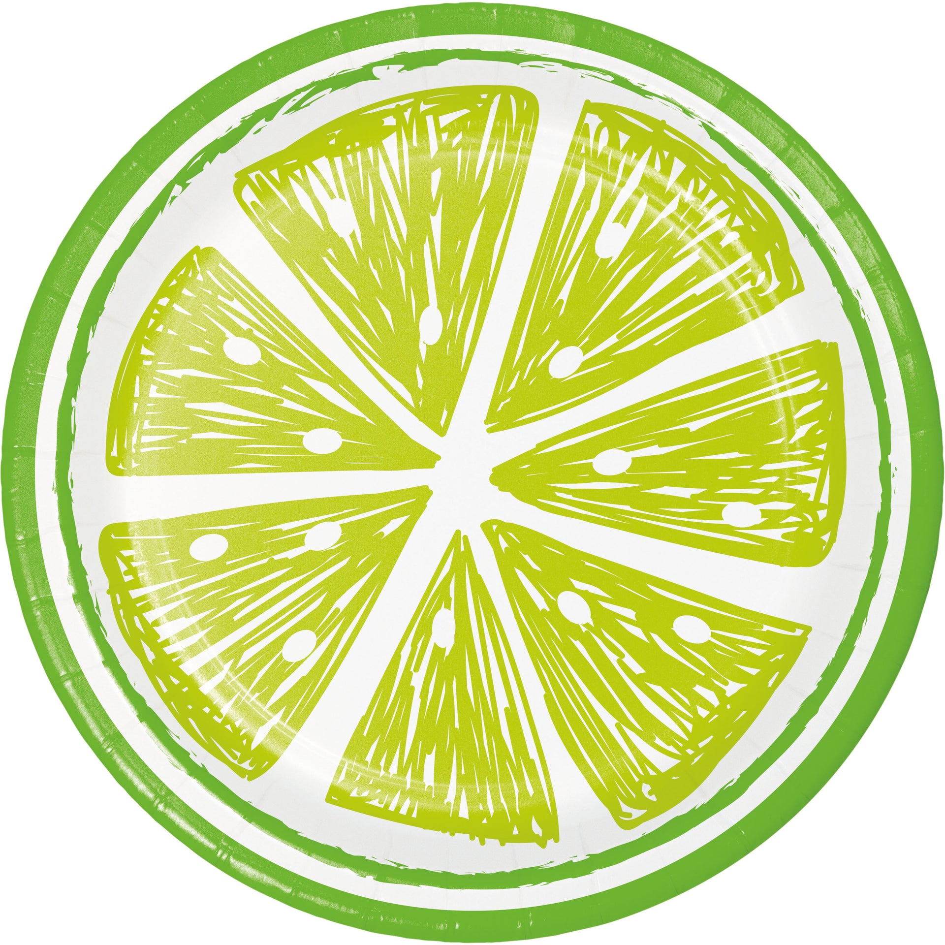 Citrus 7in Plate Assortment 8ct | Summer