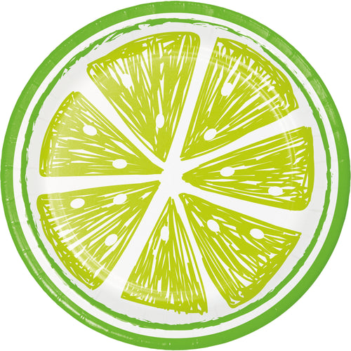 Citrus 7in Plate Assortment 8ct | Summer