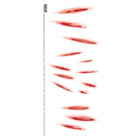 Claw Marks Trauma Tattoos -Tinsley Transfers TR-115