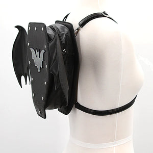 Bat Coffin Convertible Backpack | Halloween