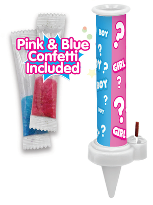 Party Popper Cake Topper | Gender Reveal