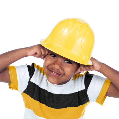 Construction Yellow Plastic Hard Hat | Child
