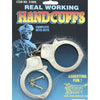 Silver handcuffs with keys