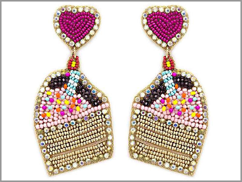 Cupcake Earrings