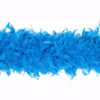 blue feather boas