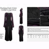 Flocking Violet Gothic Dress Adult
