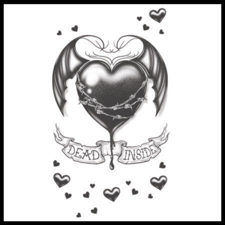 temp tattoo dead