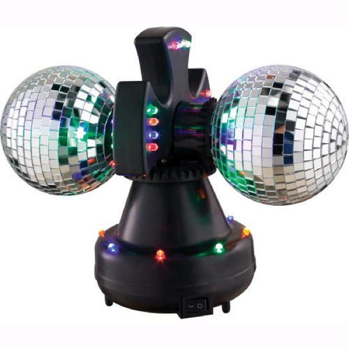 Twin Rotating Mirror Ball Duo