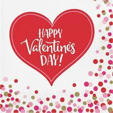 Happy Heart Luncheon Napkins 16ct | Valentine's Day