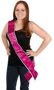 Naughty Girl Satin Sash | Bachelorette
