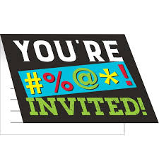 Over the Hill Invitations