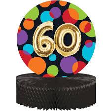 Milestones Balloon Birthday Centerpiece 60