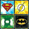 Justice League Beverage Napkins Superman Flash Green Lantern Batman