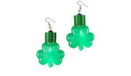 St. Patrick's Day Shamrock Jumbo Lites - Earrings