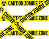 Decorative Halloween Caution Themed Tape - Zombie Zone
