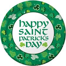 St. Patrick's Day 7" Cake Plates