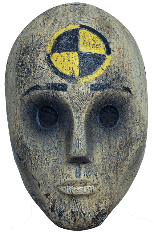 Crash Test Dummy Mask