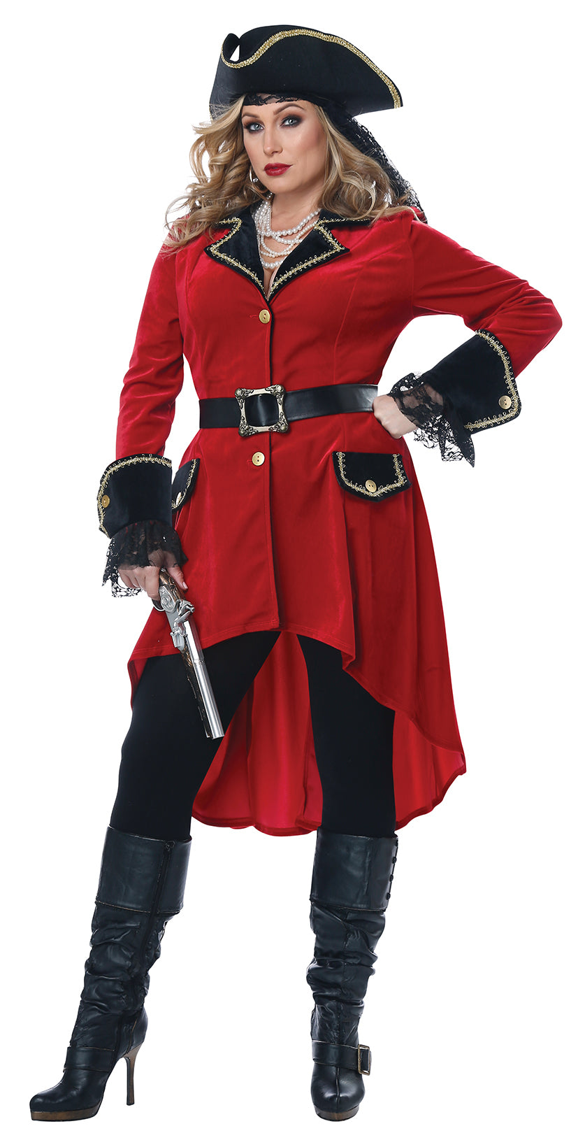 Red Women's Pirate Costume