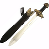 Detailed gold and black handle and sheath