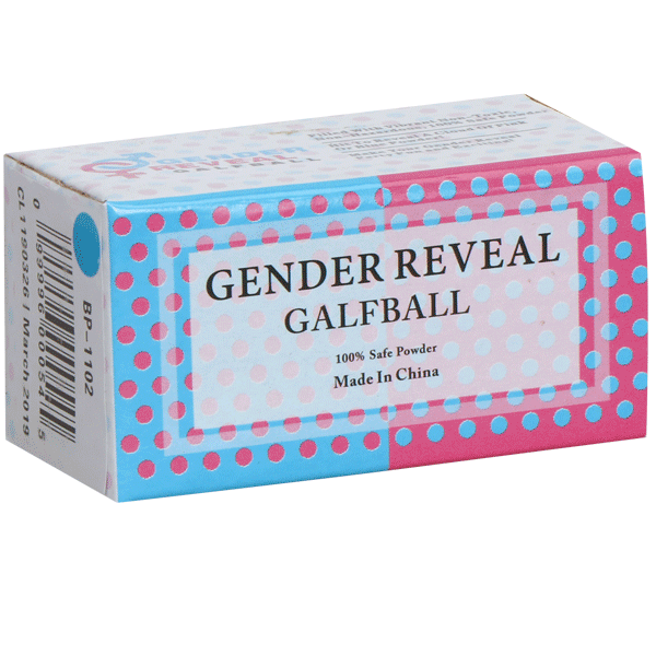 Gender Reveal Golf Ball | Baby Shower