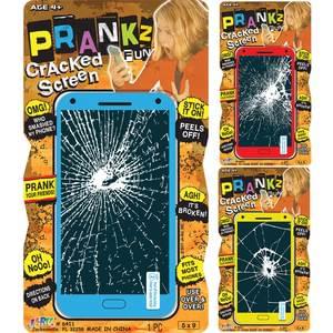 fake cracked phone screen