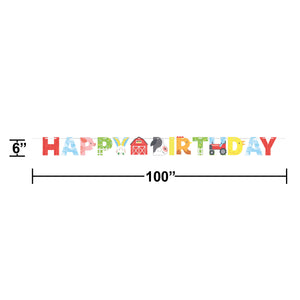 Farm Birthday Banner | Kid's Birthday