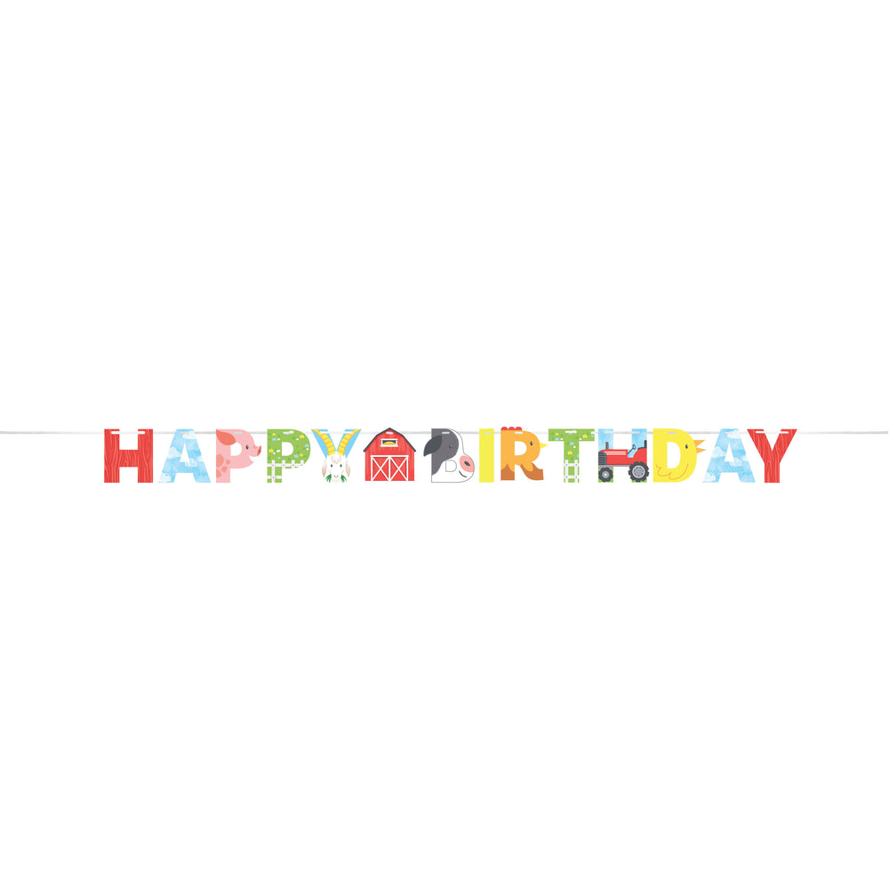 Farm Birthday Banner | Kid's Birthday