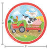 Farm Animal 7in Paper Plates 8ct | Kid's Birthday