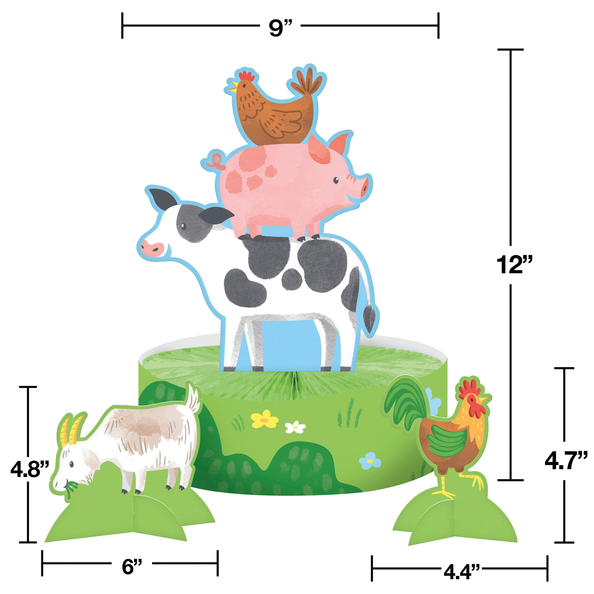 Farm Animal Centerpiece Kit | Kid's Birthday