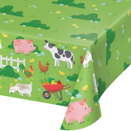 Farm Animal Table Cover | Kid's Birthday