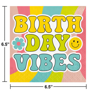 Flower Power Lunch Napkins 16ct | Kid's Birthday