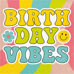 Flower Power Lunch Napkins 16ct | Kid's Birthday