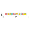 Flower Power Birthday Vibes Banner | Kid's Birthday
