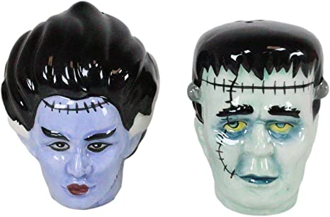 Frankenstein & Bride Salt and Pepper Shaker