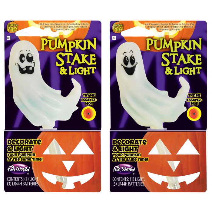 Light Up Color Change Pumpkin Light & Stake