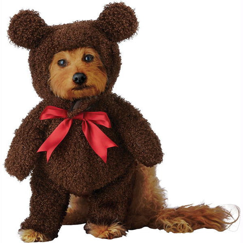 brown teddy bear dog costume