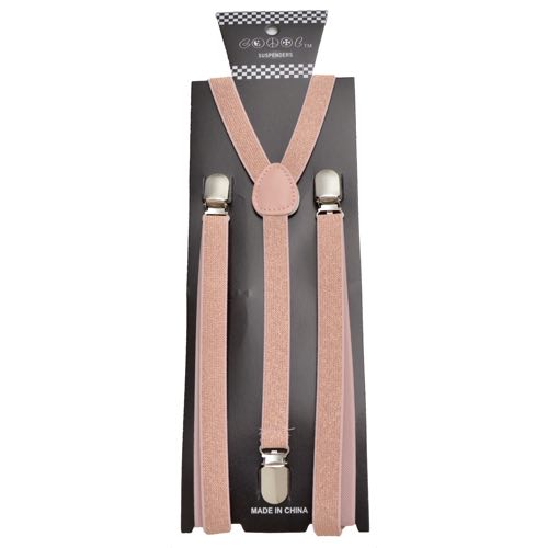 Pink Glitter Suspenders