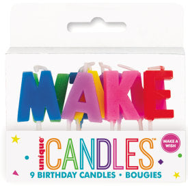 Make a Wish Birthday Candles