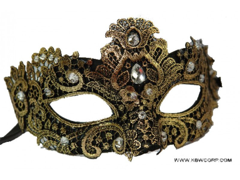 Gold Lace Mask