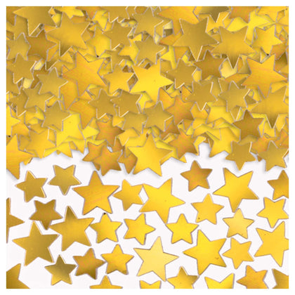 gold star confetti