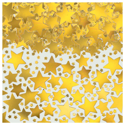 gold star confetti