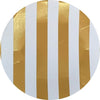Gold & White Stripes | Gift Wrap