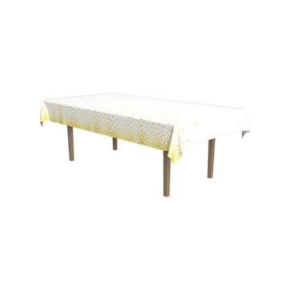 Gold Polka Dot Table Cover